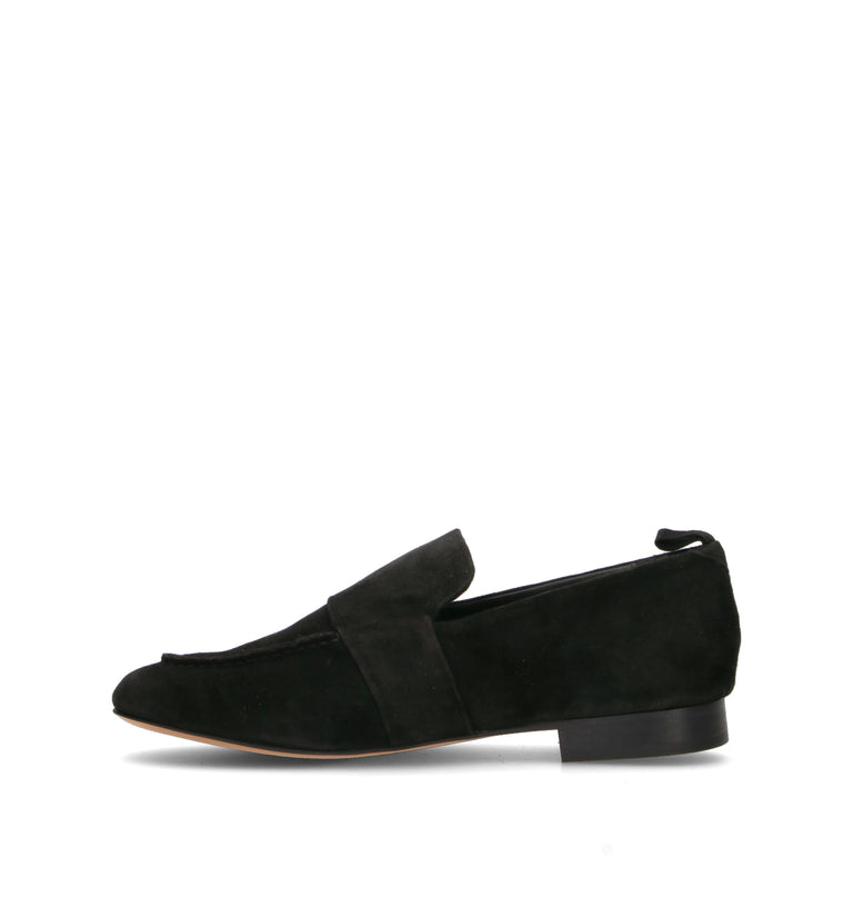 JVAM Mocassino donna nero in suede