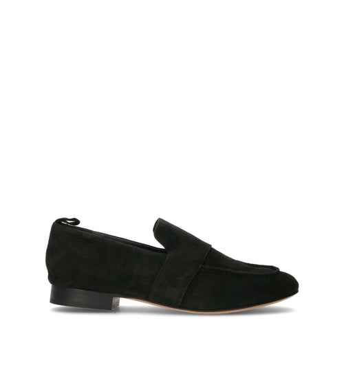 JVAM Mocassino donna nero in suede