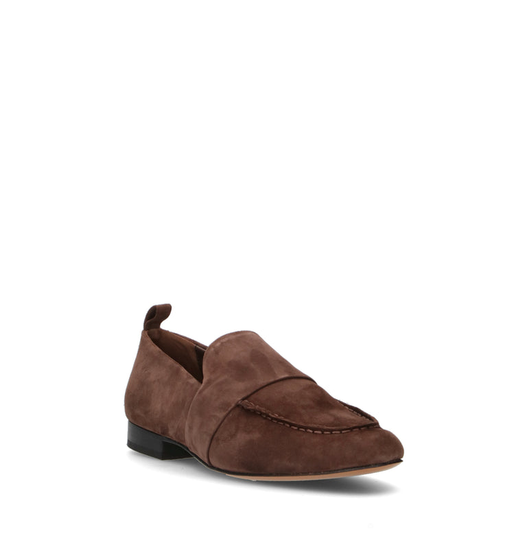 JVAM Mocassino donna marrone in suede