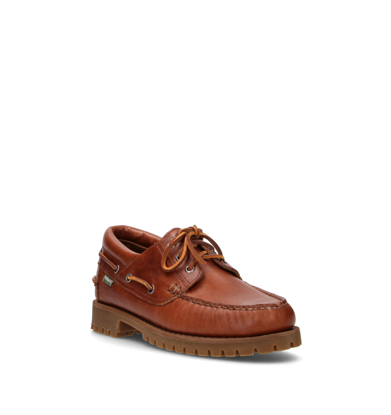 SEBAGO Scarpa barca uomo marrone in pelle