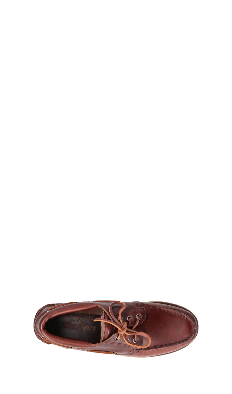 SEBAGO Scarpa barca uomo marrone in pelle