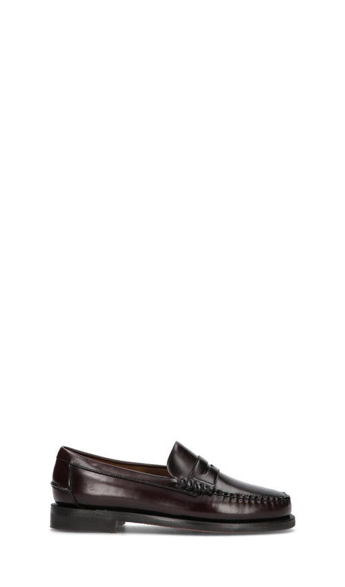 SEBAGO Mocassino uomo burgundy in pelle