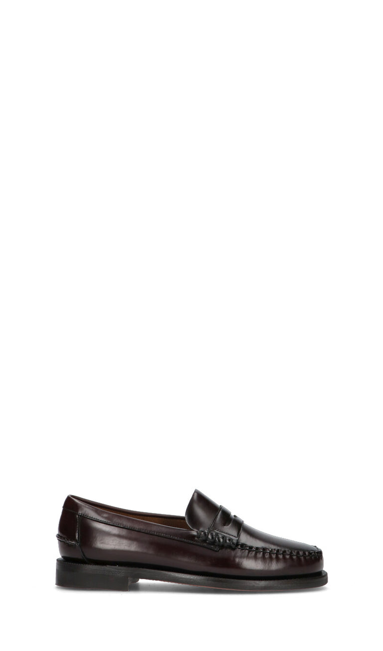 SEBAGO Mocassino uomo burgundy in pelle
