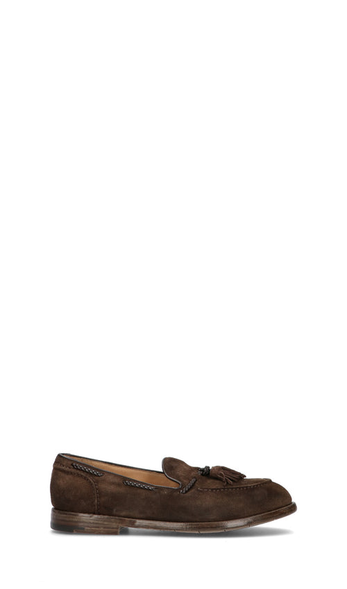 PREMIATA Mocassino uomo marrone in suede