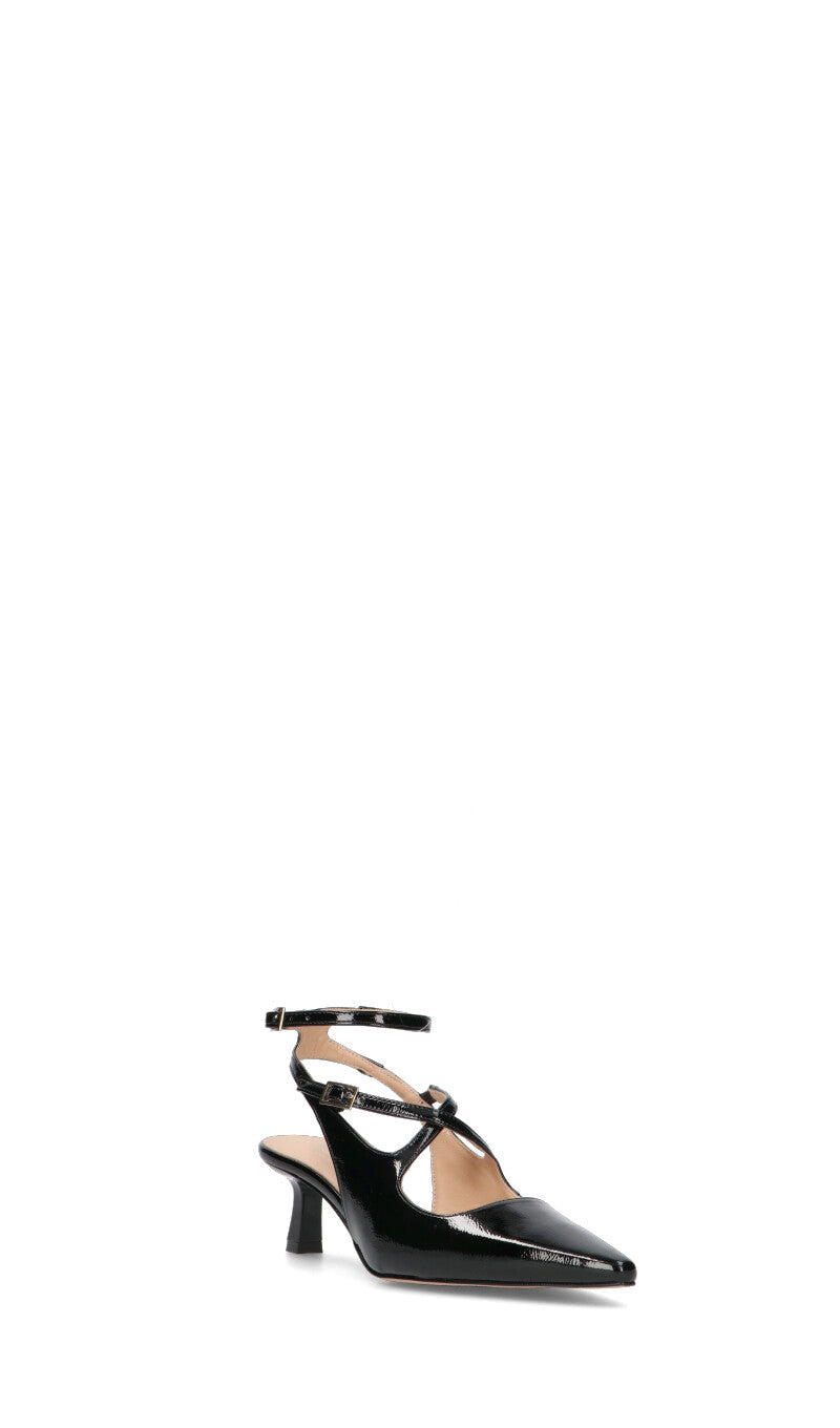 REBECCA VAN DIK Slingback donna nera