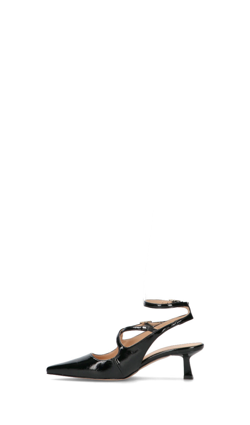 REBECCA VAN DIK Slingback donna nera