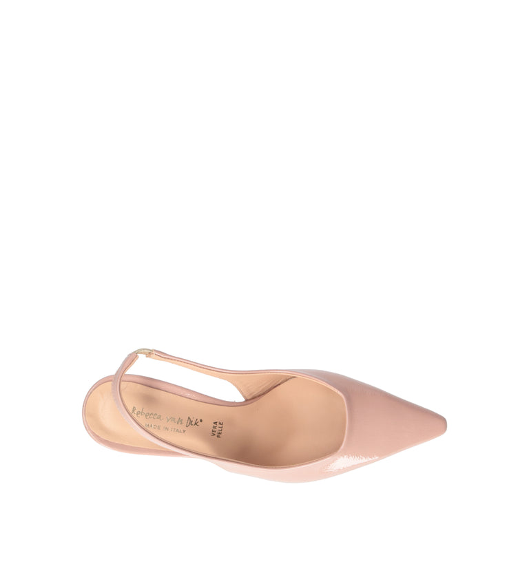 REBECCA VAN DIK Slingback donna nude