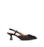 REBECCA VAN DIK Slingback donna nera