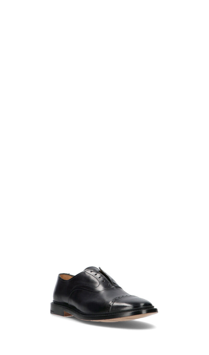 PREMIATA Stringata uomo nera in pelle