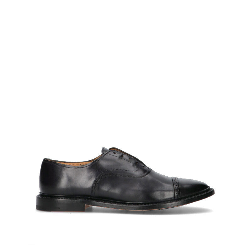 PREMIATA Stringata uomo nera in pelle