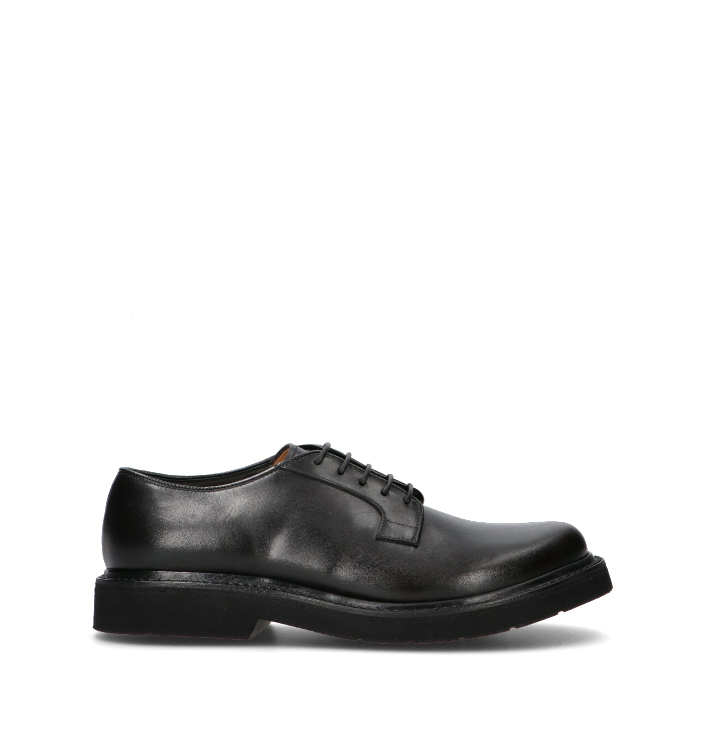 PREMIATA Stringata uomo nera in pelle