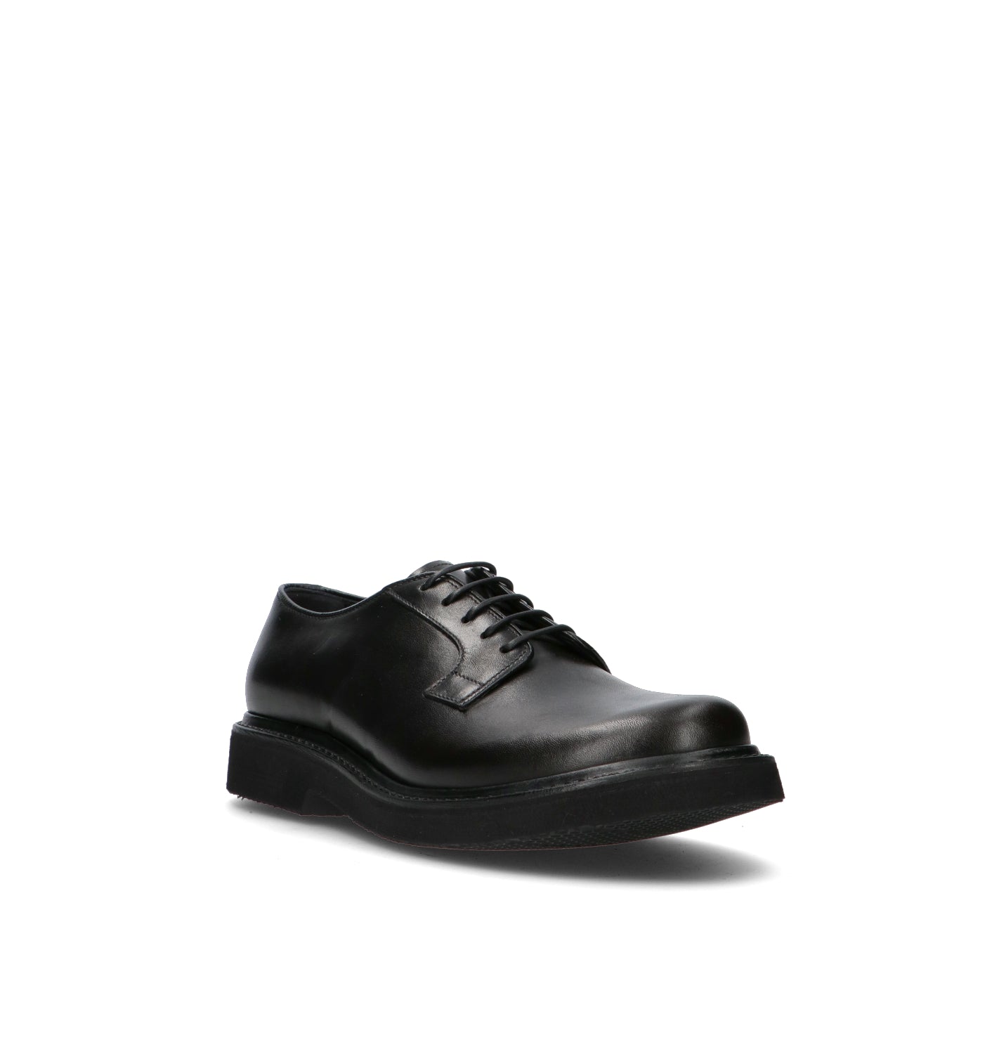 PREMIATA Stringata uomo nera in pelle