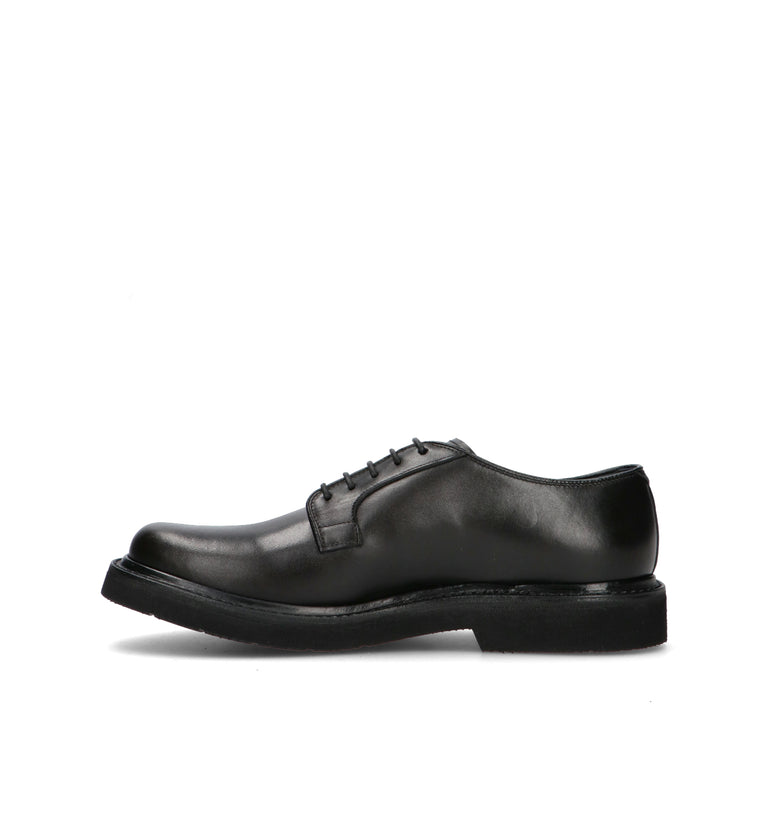 PREMIATA Stringata uomo nera in pelle