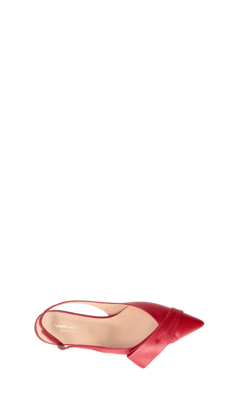 REBECCA VAN DIK Slingback donna rossa