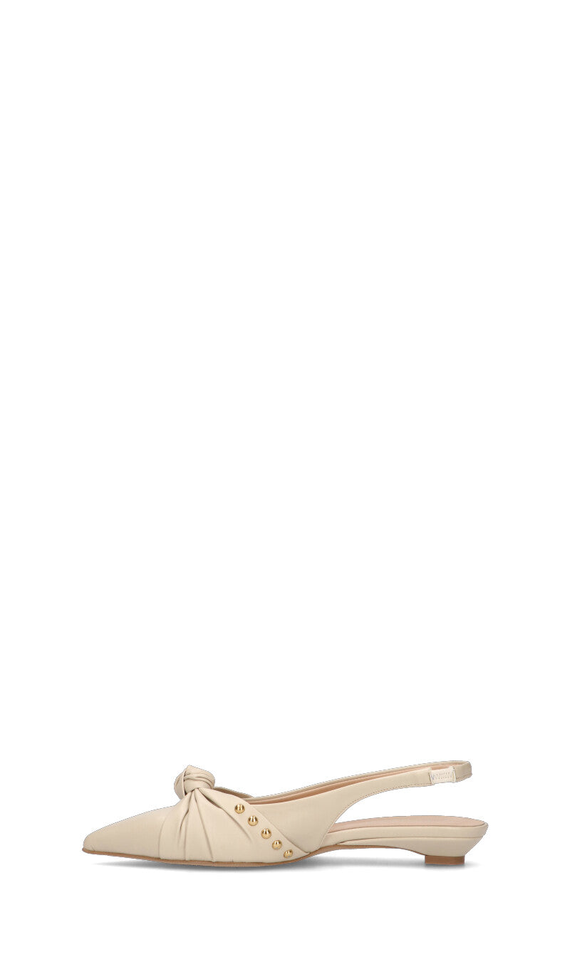 REBECCA VAN DIK Slingback donna beige