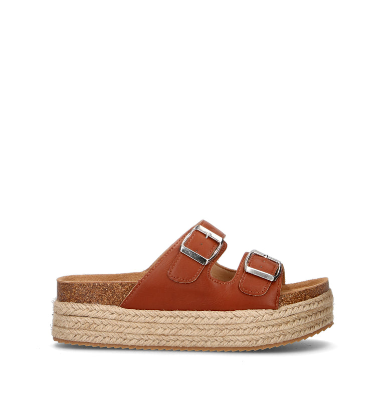 XTI FOOTWEAR Ciabatta donna marrone