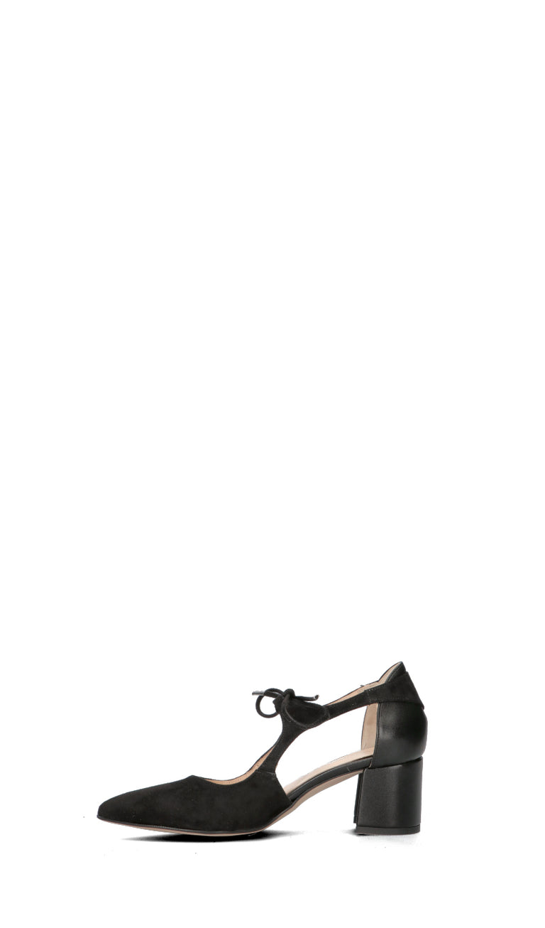 PERLAMARINA Scarpa donna in suede nera