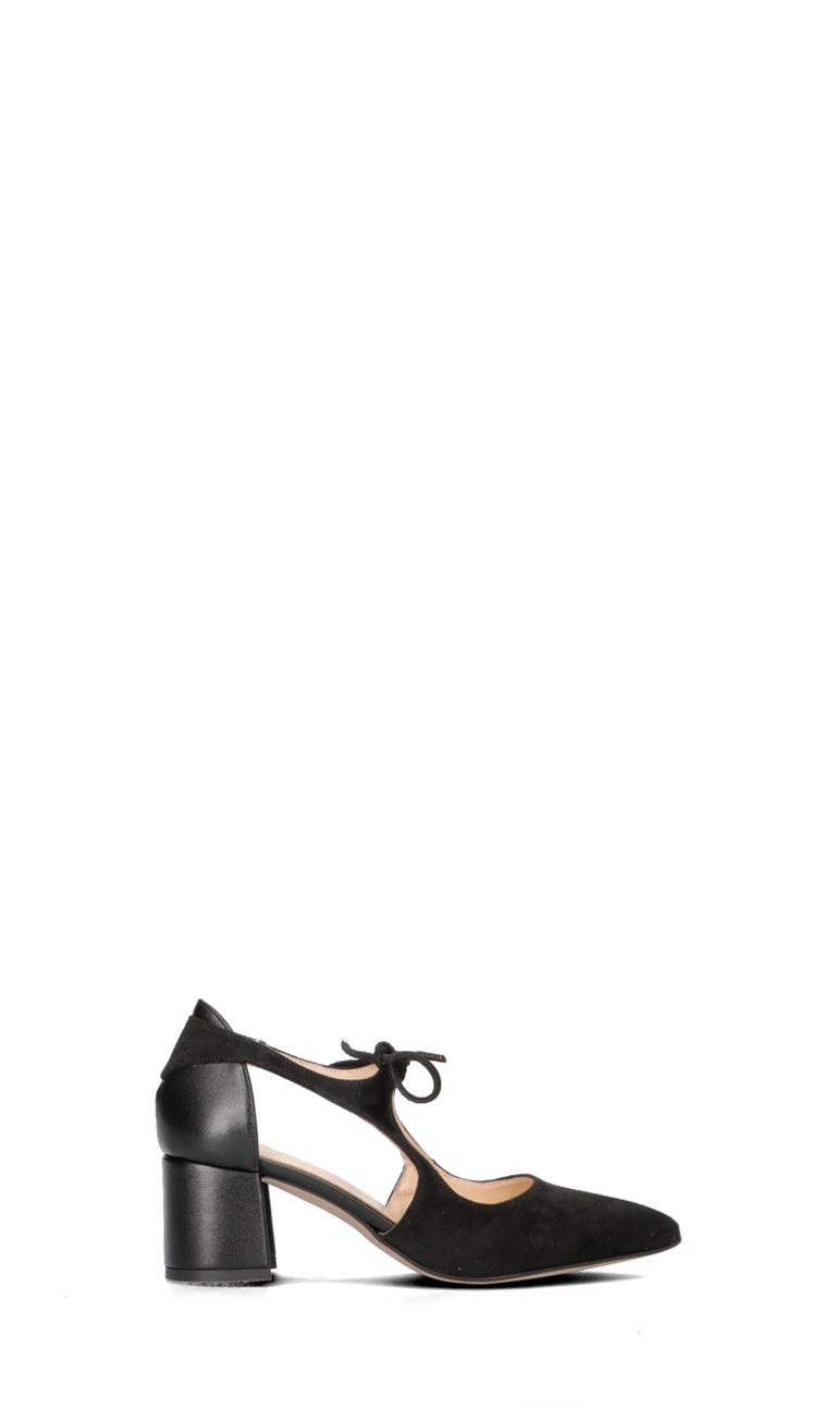 PERLAMARINA Scarpa donna in suede nera