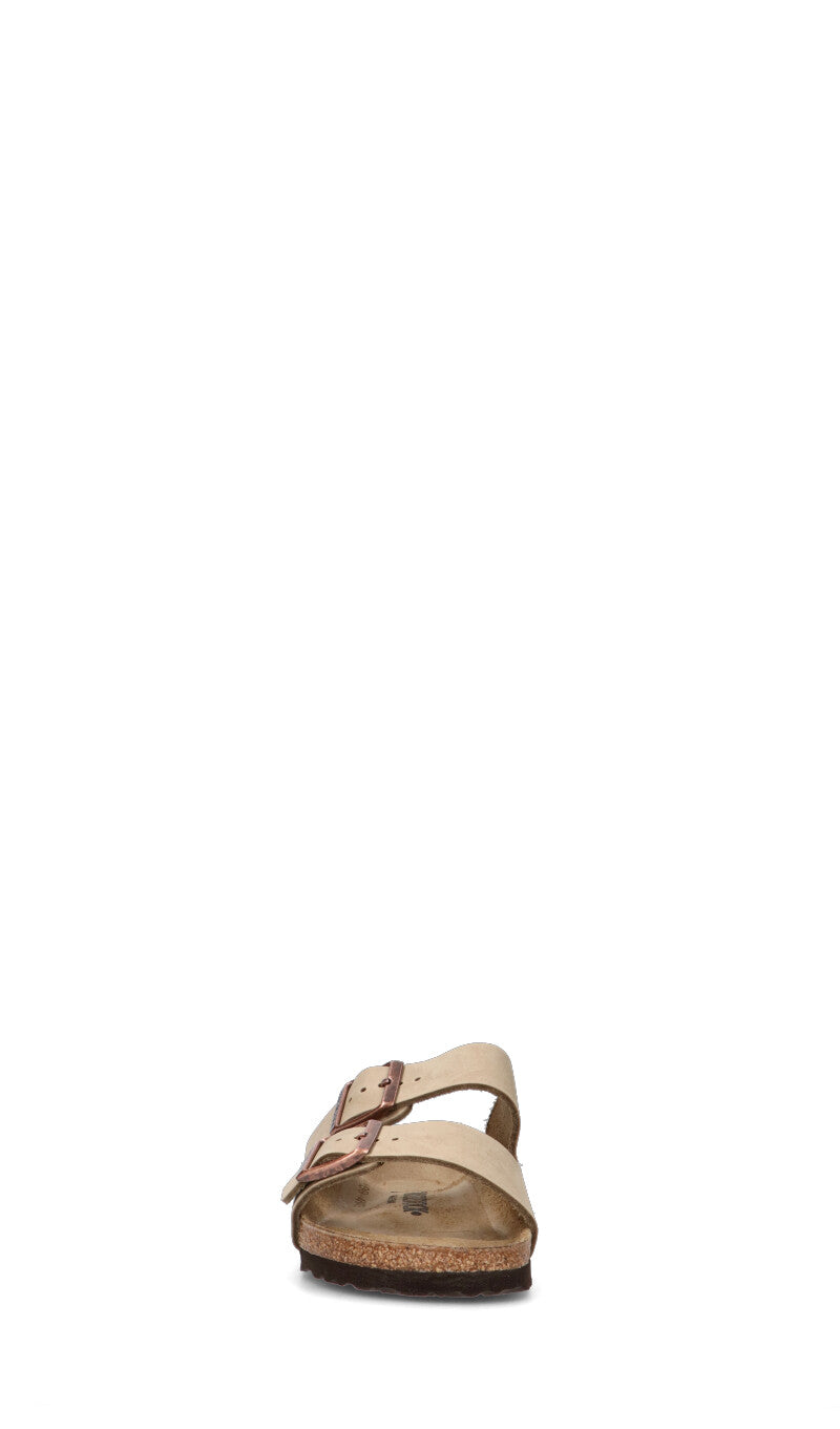 BIRKENSTOCK Ciabatta uomo marrone in pelle