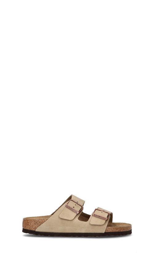 BIRKENSTOCK Ciabatta uomo marrone in pelle