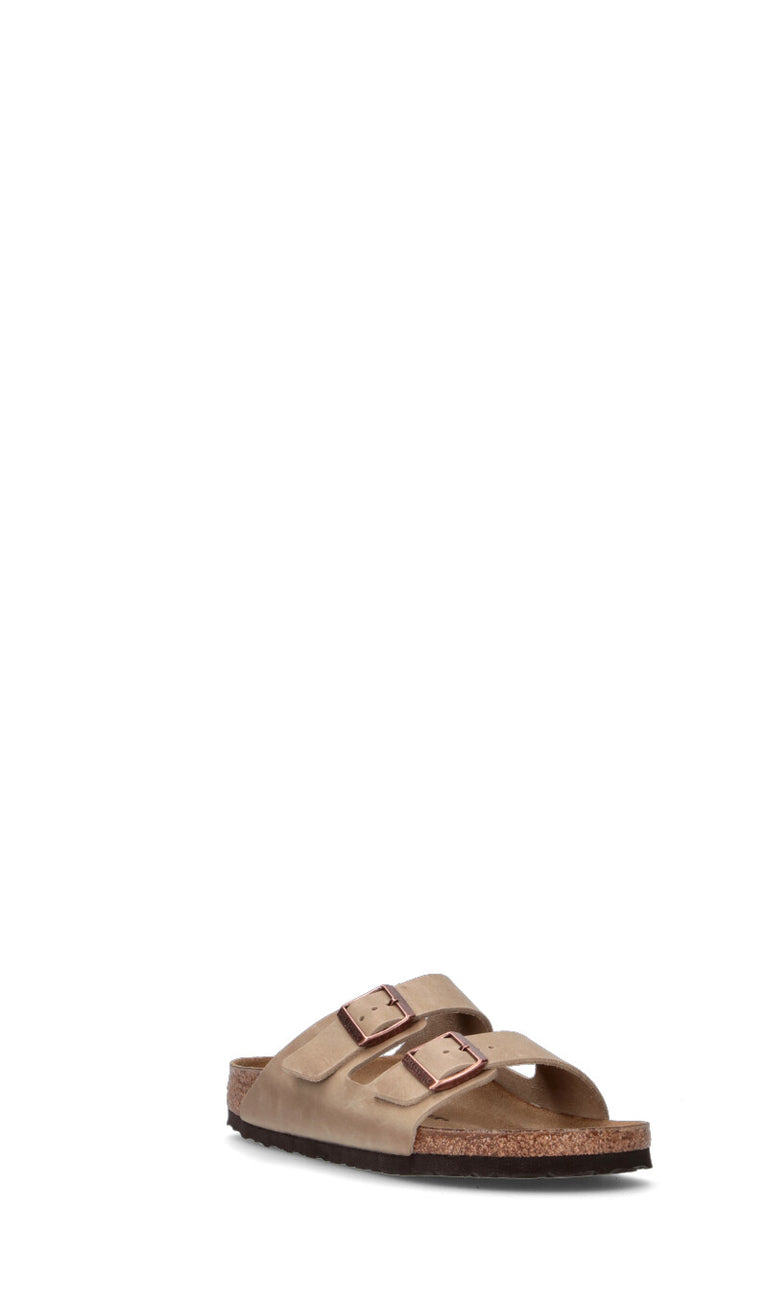 BIRKENSTOCK Ciabatta uomo marrone in pelle