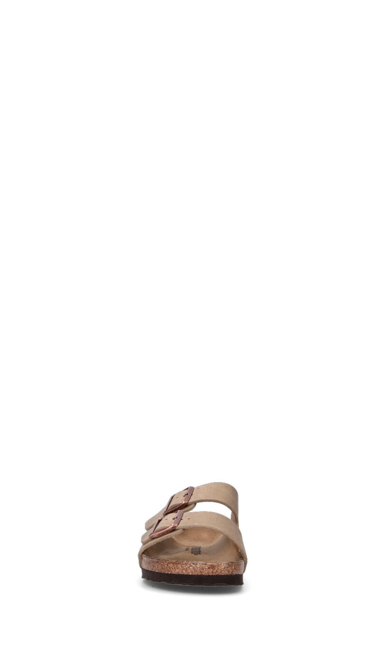 BIRKENSTOCK Ciabatta uomo marrone in pelle