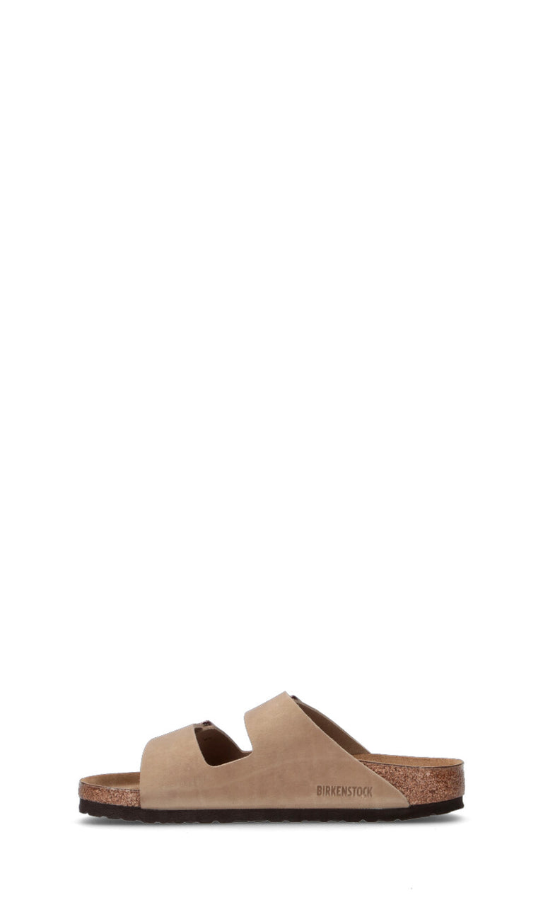 BIRKENSTOCK Ciabatta uomo marrone in pelle
