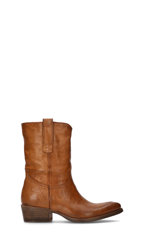 DUCANERO Tronchetto donna marrone in pelle