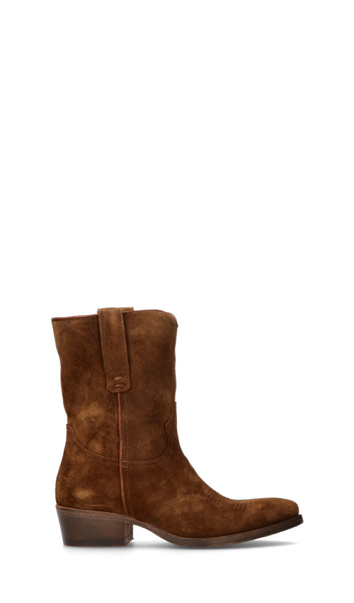 DUCANERO Tronchetto donna marrone in suede