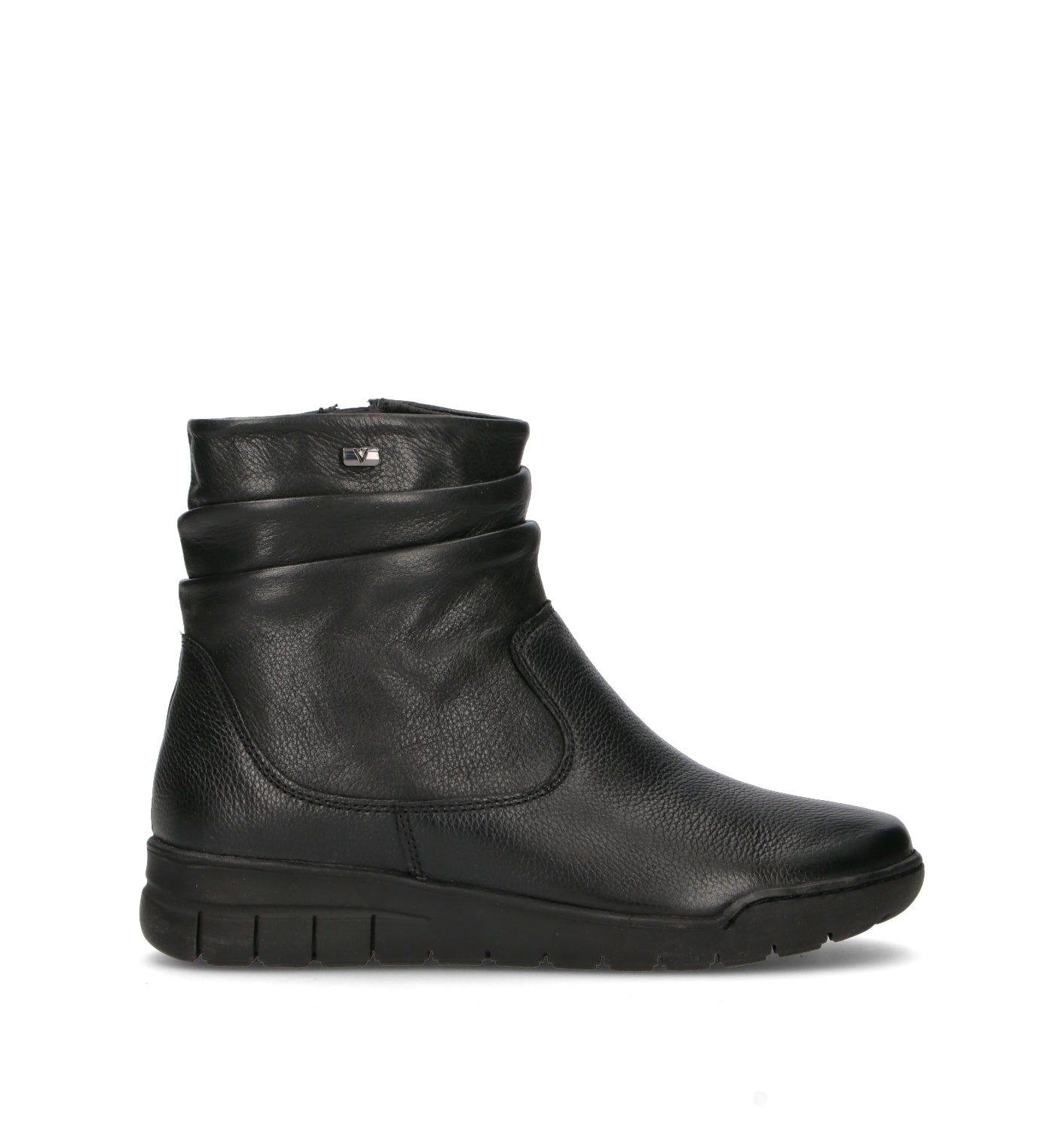 VALLEVERDE Tronchetto donna nero in pelle