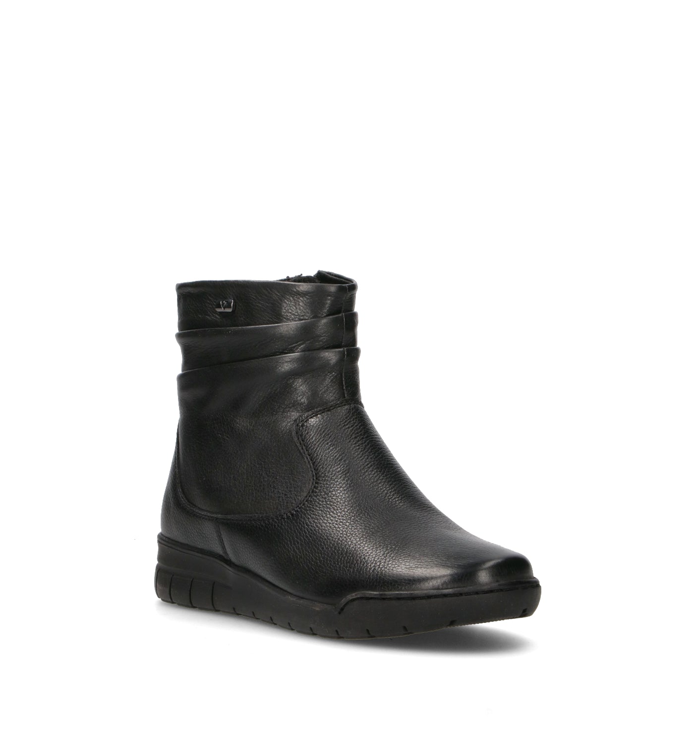VALLEVERDE Tronchetto donna nero in pelle