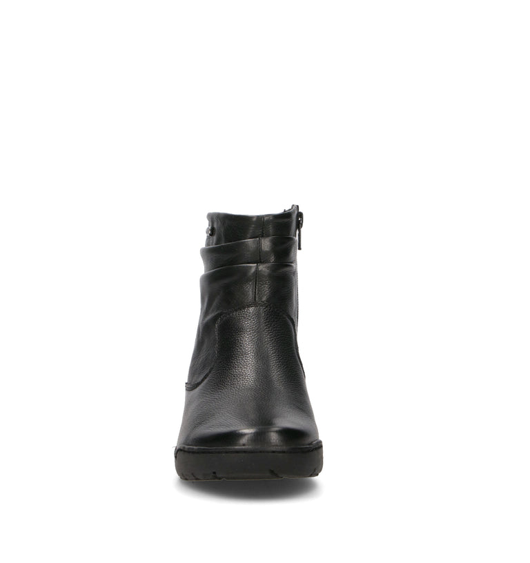 VALLEVERDE Tronchetto donna nero in pelle