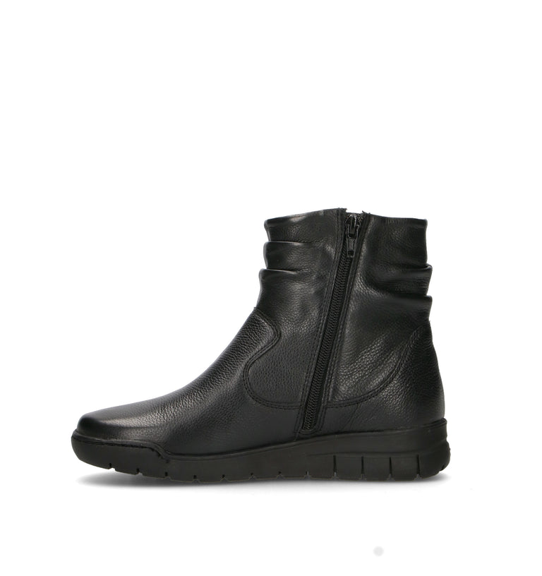 VALLEVERDE Tronchetto donna nero in pelle