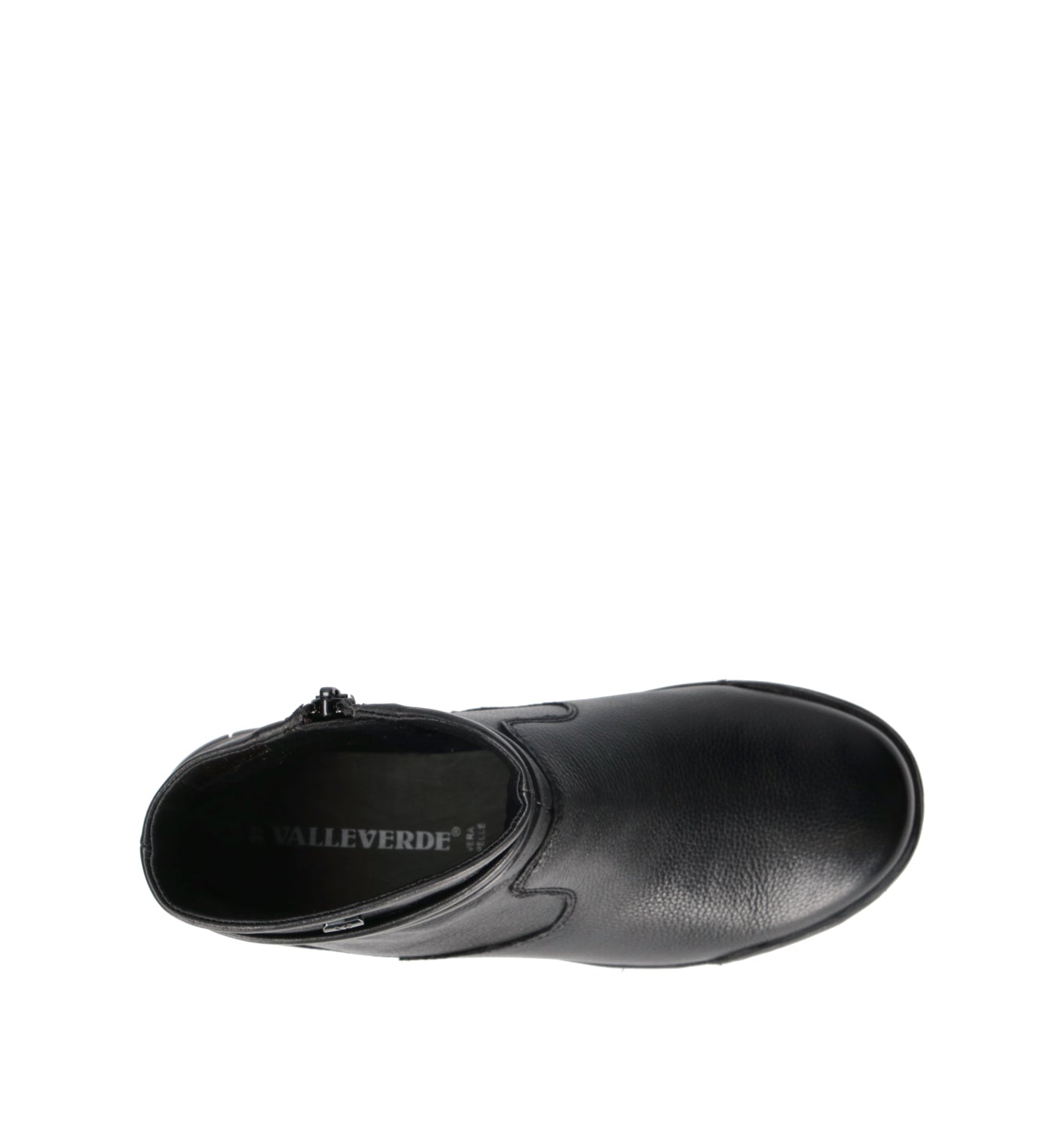 VALLEVERDE Tronchetto donna nero in pelle