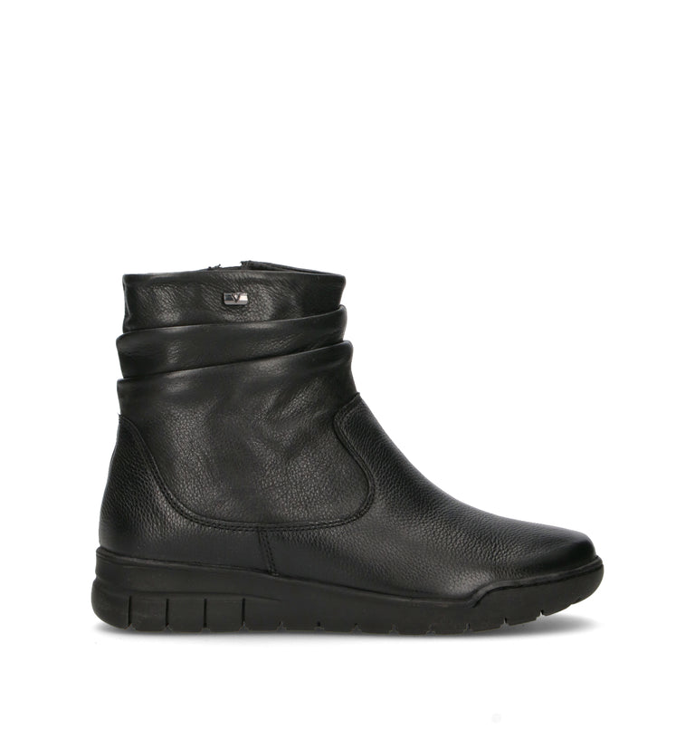 VALLEVERDE Tronchetto donna nero in pelle