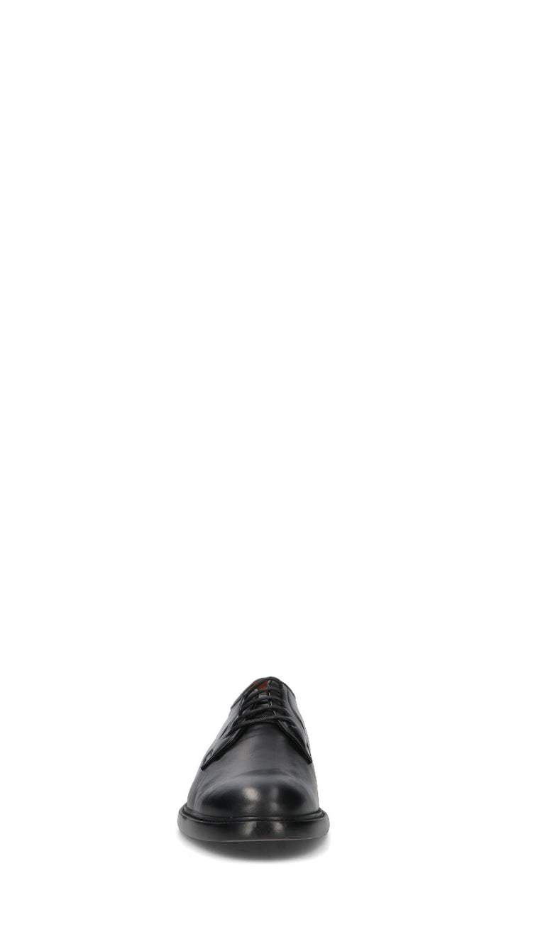 GRAFIA Stringata uomo nera in pelle