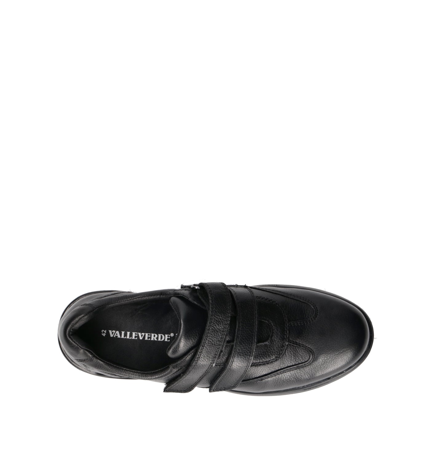 VALLEVERDE Sneakers uomo nera in pelle