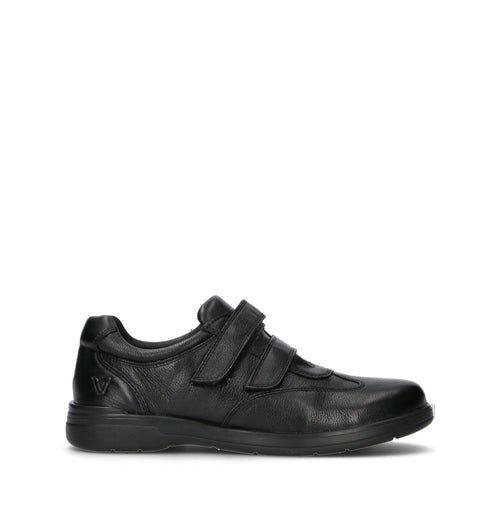 VALLEVERDE Sneakers uomo nera in pelle