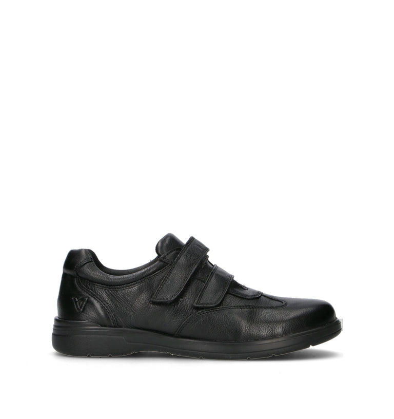 VALLEVERDE Sneakers uomo nera in pelle