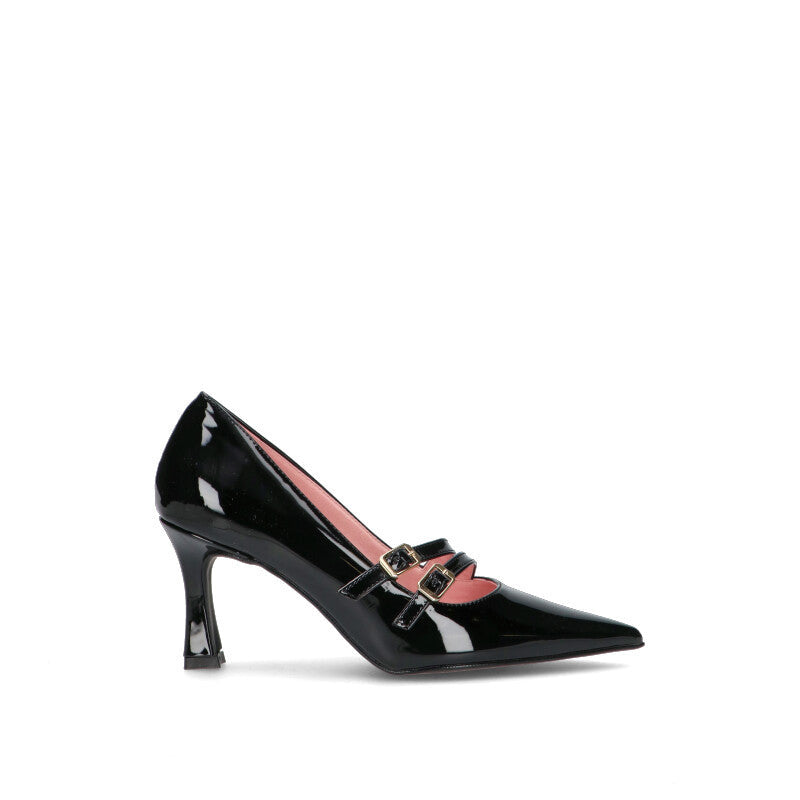 BIANCOANTICO Décolleté donna nera