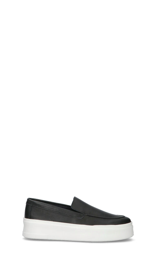 FRAU Slip On donna nera in pelle