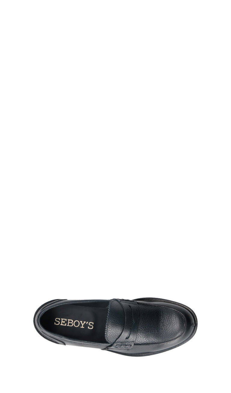 SEBOYS HAMMER - FONDO CUOIO - Mocassino uomo blu