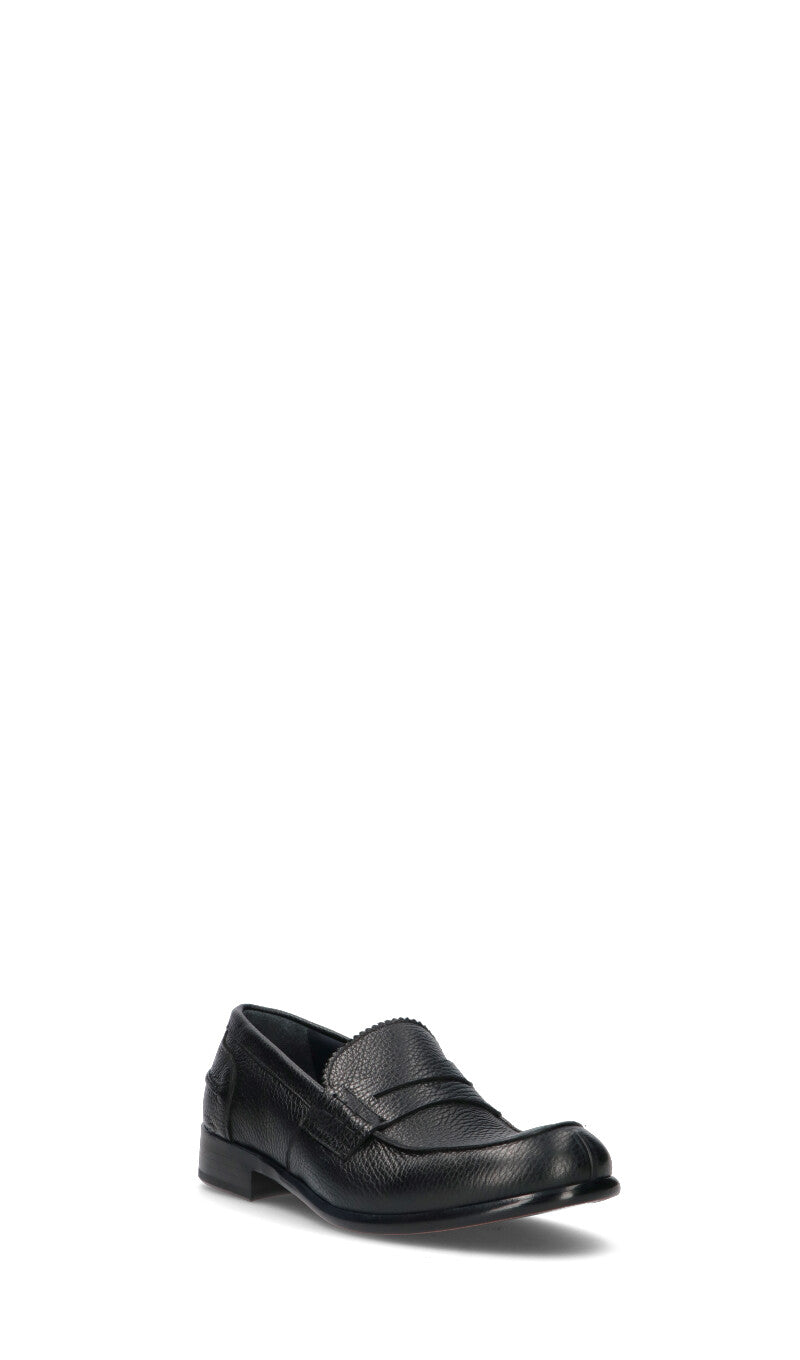 SEBOYS HAMMER - FONDO CUOIO - Mocassino uomo nero