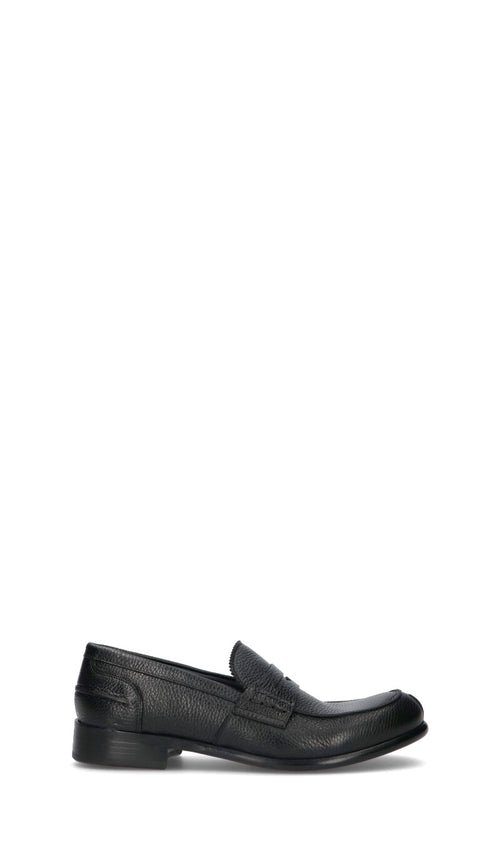 SEBOYS HAMMER - FONDO CUOIO - Mocassino uomo nero