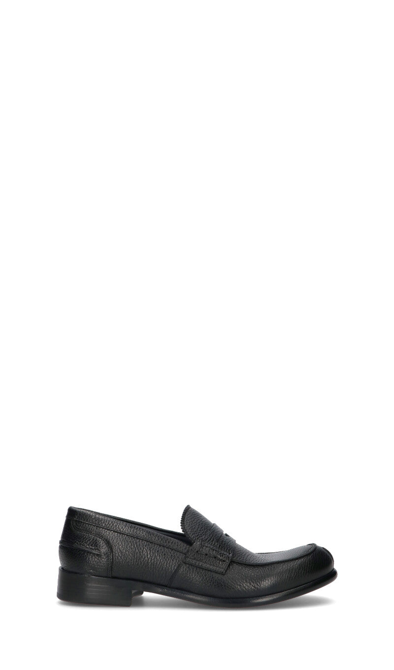 SEBOYS HAMMER - FONDO CUOIO - Mocassino uomo nero