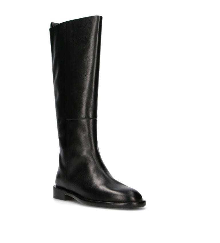 JVAM Stivale donna nero in pelle