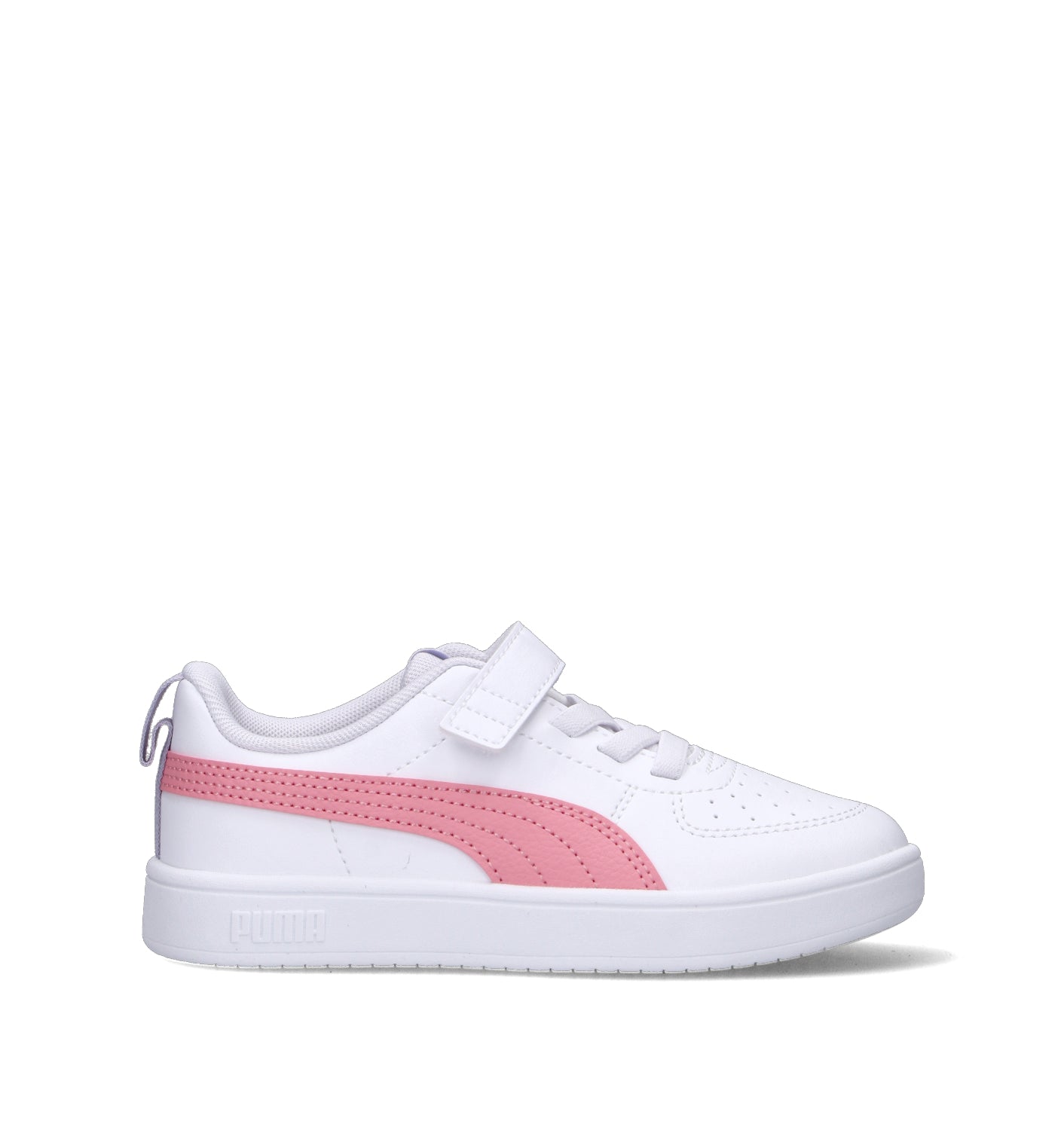 PUMA RICKIE AC + PS Sneaker bimba bianca/rosa