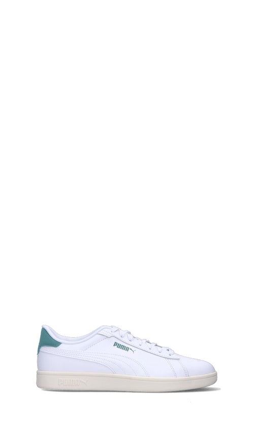 PUMA SMASH 3.0 L Sneaker uomo bianca/verde in pelle