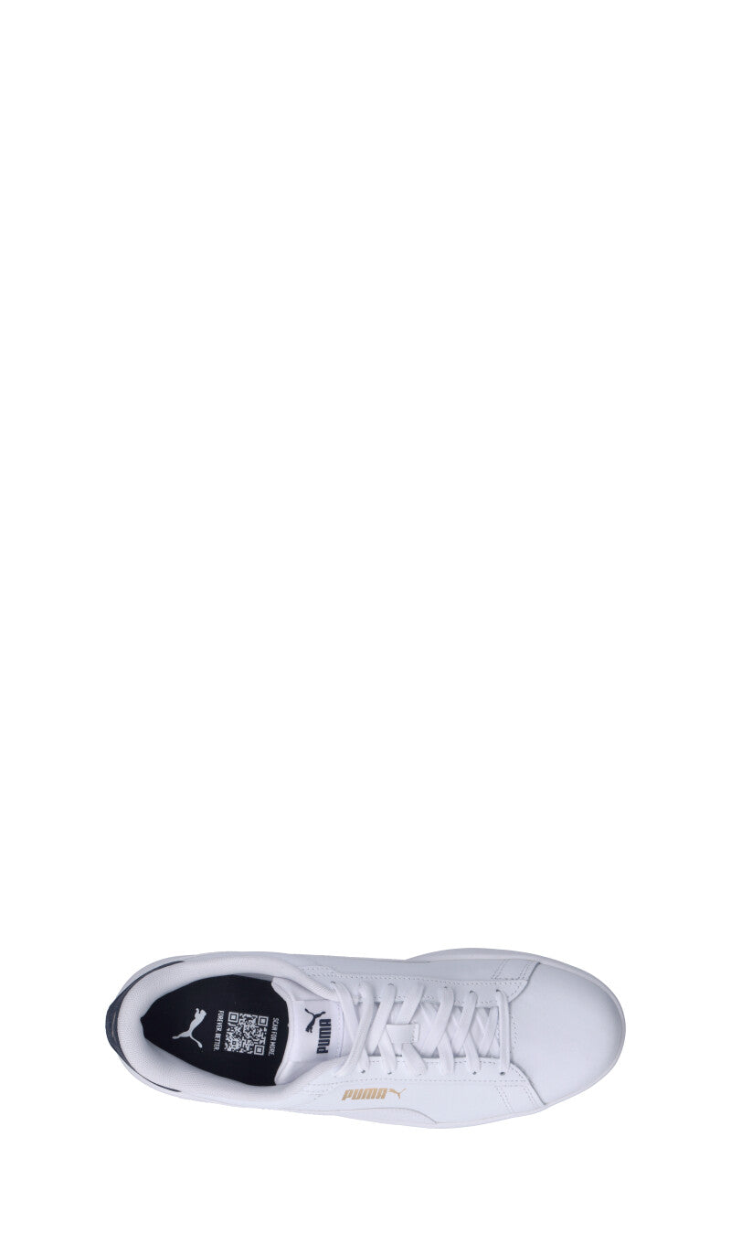 PUMA SMASH 3.0 Sneaker uomo bianca e navy in pelle