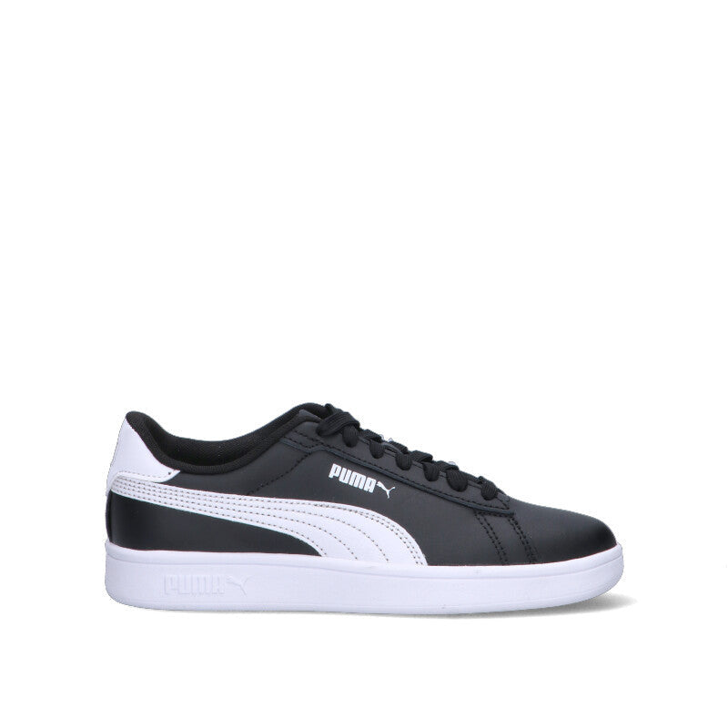 PUMA Sneaker ragazzo nera/bianca in pelle
